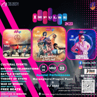 impulse 2k23 Cultural Festival Poster